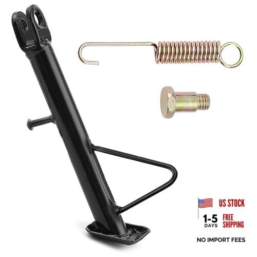 Dirt Bike Stand,Motorcycle Kickstand, Scooter Mopeds Side Total Length:22cm