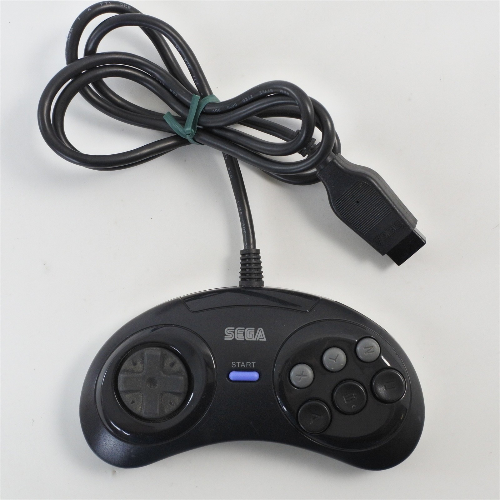 Mega Drive Control Pad SJ-6000 Fighting Controller 6B SEGA Tested JAPAN 1558