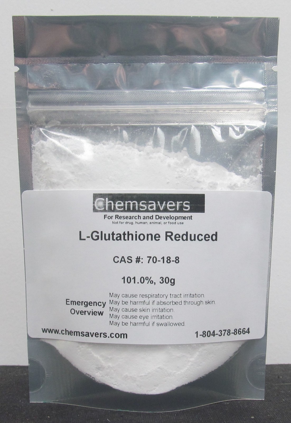 L-Glutathione Reduced, 101.0%, 30g