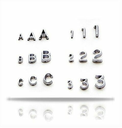 NDT 1/4" x 1/16" LEAD FIGURES (full set of 26 bag of letters A-Z )
