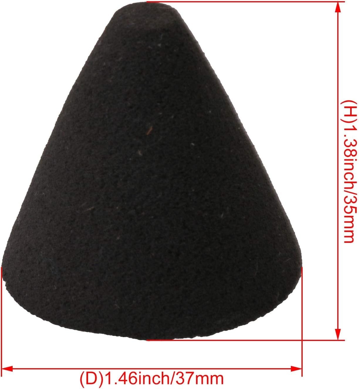 Black Foam Cone for Drum Piezo Trigger – Quick Installation, Perfect for PD-105