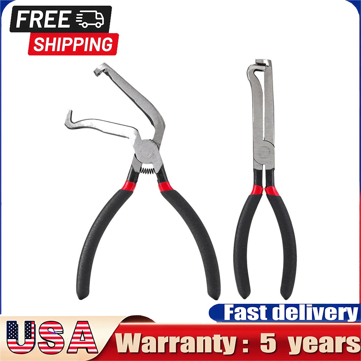 2pc Electrical Disconnect Pliers 60 Degree Electrical Connector Separator Wiring