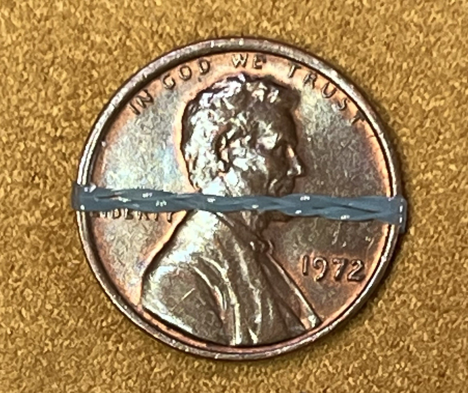 1972 Lincoln Penny No Mint Mark Major Errors DDO Date Missallighed!