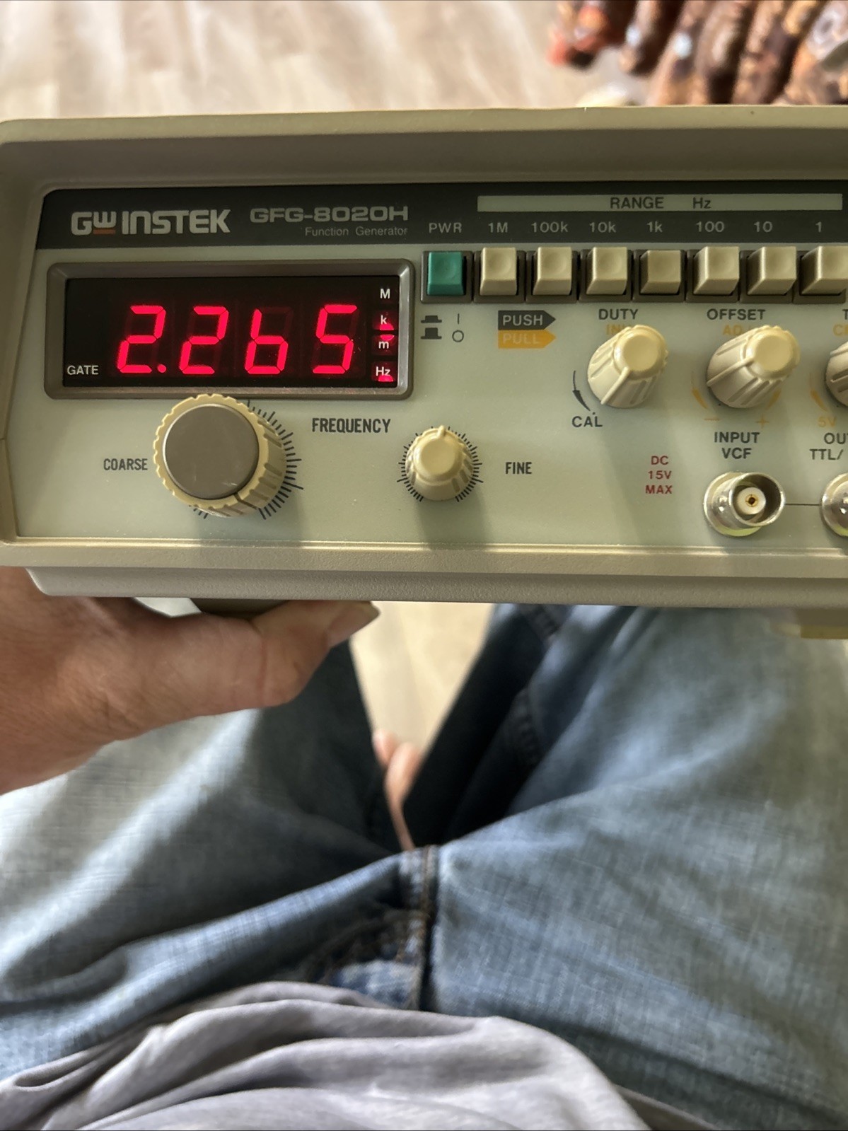 GW Instek GFG-8020H 2Mhz Function Generator