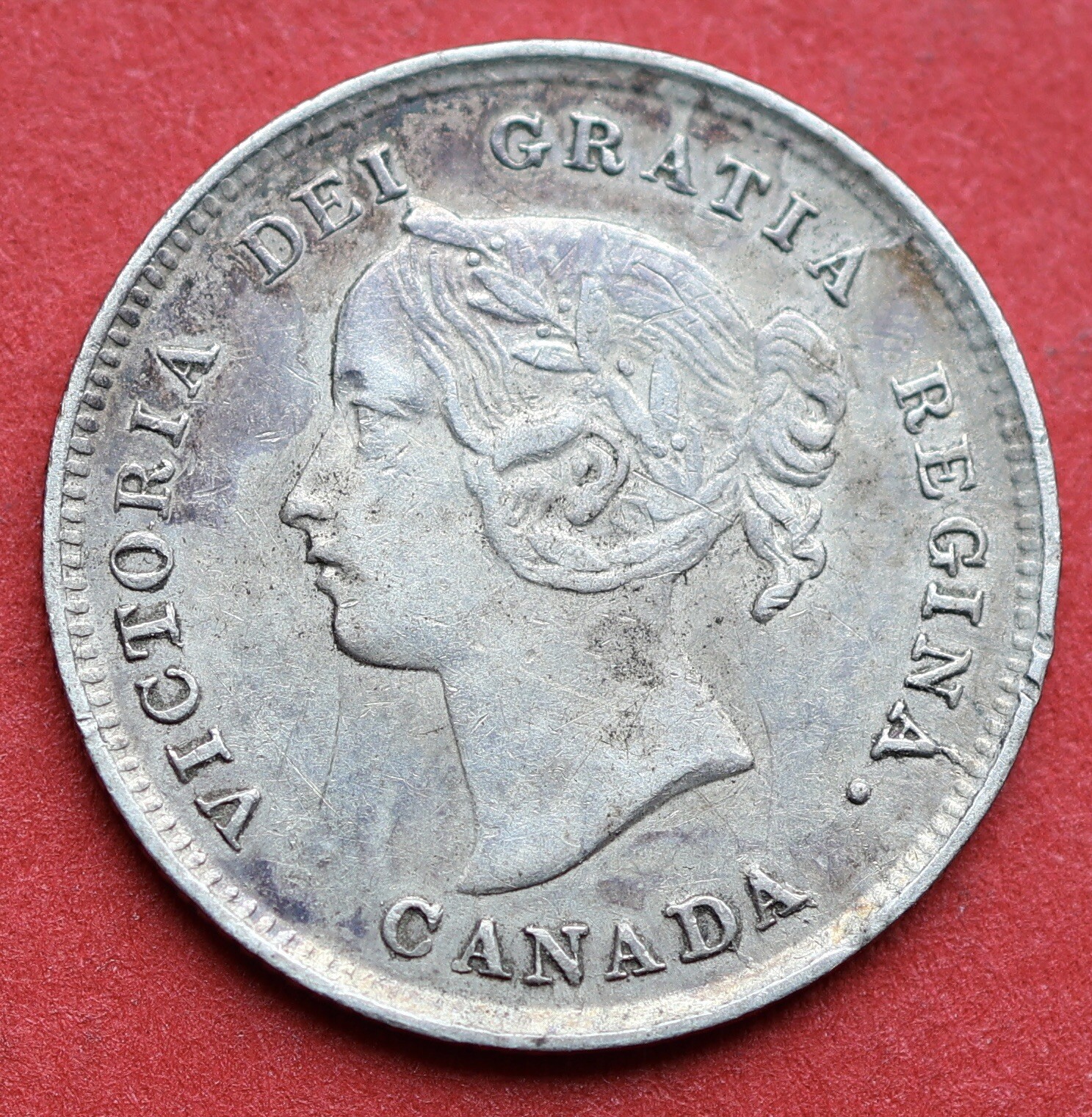 1893 Canada 5 Cents - VF/EF - Lot#10755