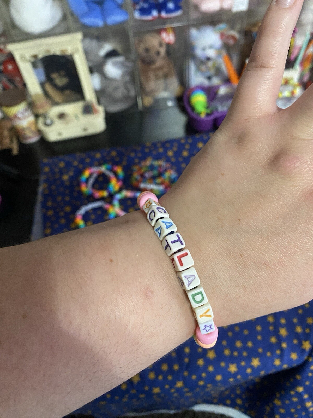Funky Rave Colorful Bracelet - Handmade