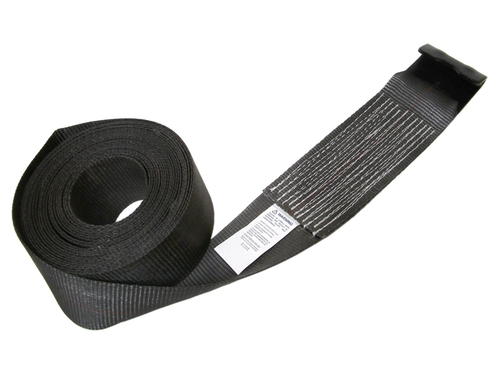 4" X 40' Winch Replacement Strap w/ Flat Hook Flatbed Tie Down Trailer USA