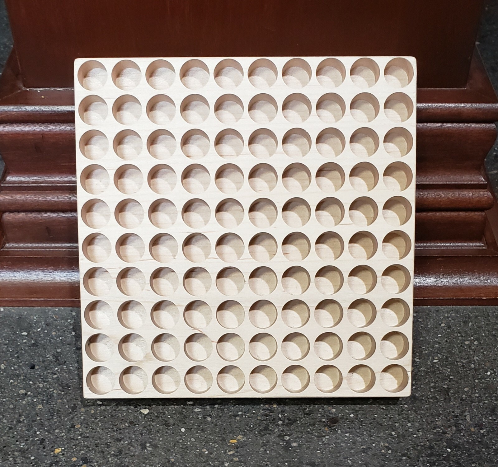 357 MAG RELOADING TRAY-CNC CUT HARDWOOD HICKORY