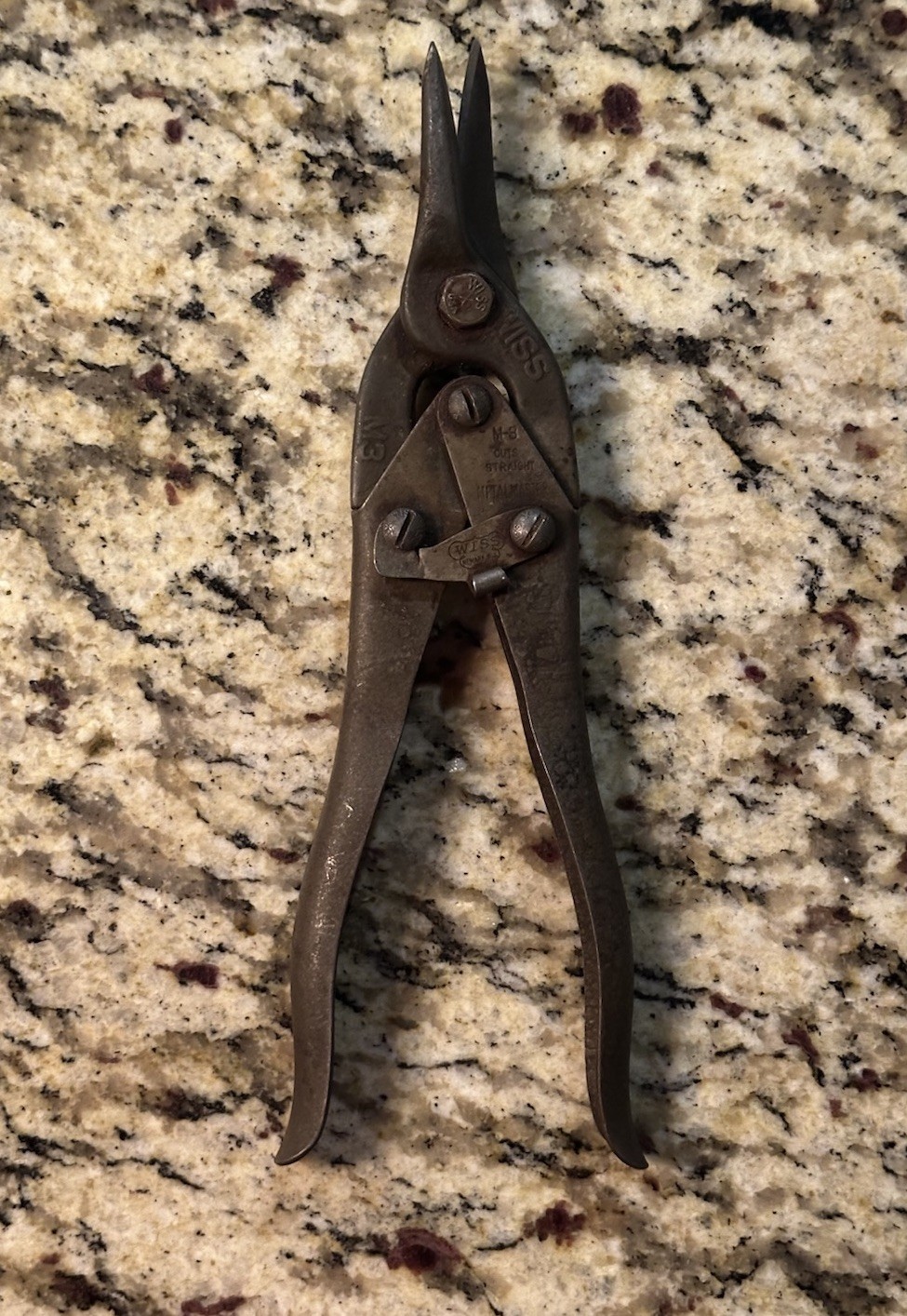 Vintage Wiss M3 Tin Snips – Straight Cut Aviation Metal Shears USA Made