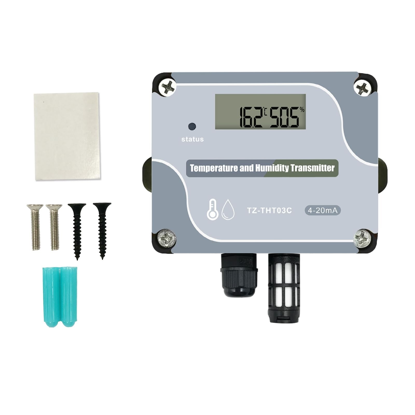 4-20mA Temperature Humidity Transmitter Industrial Analog Temp Sensor