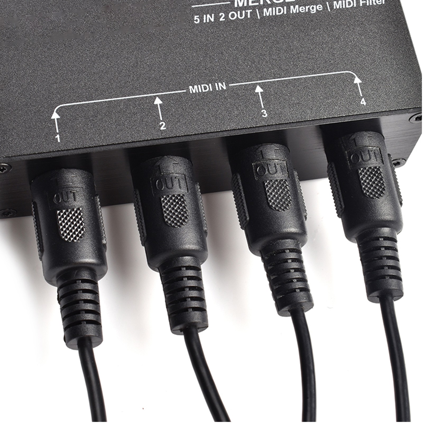 USB MIDI Host Box MIDI Splitter For MIDI Keyboard