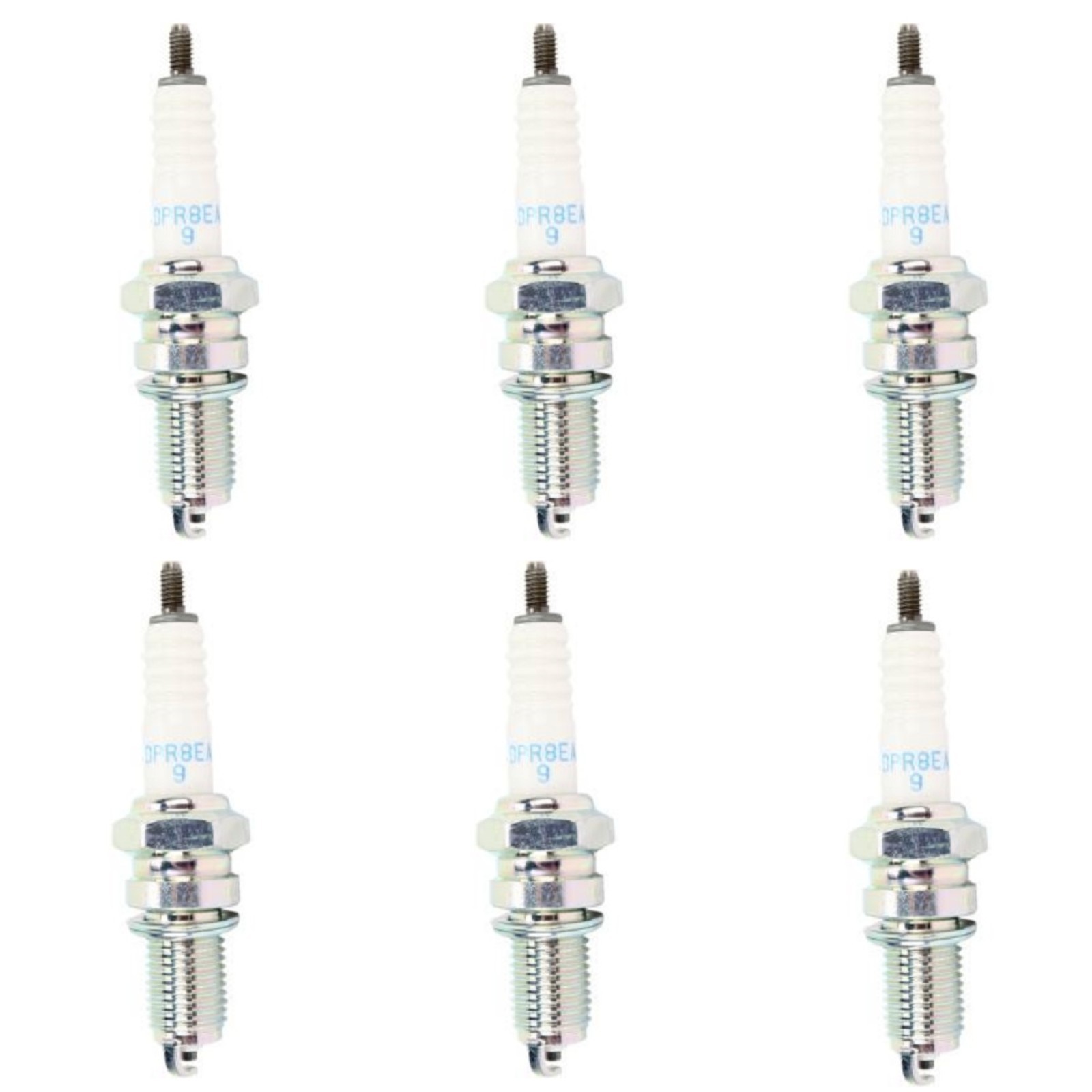 6-Pack NGK DPR8EA-9 Spark Plugs for 2004-2010 TRIUMPH Rocket III