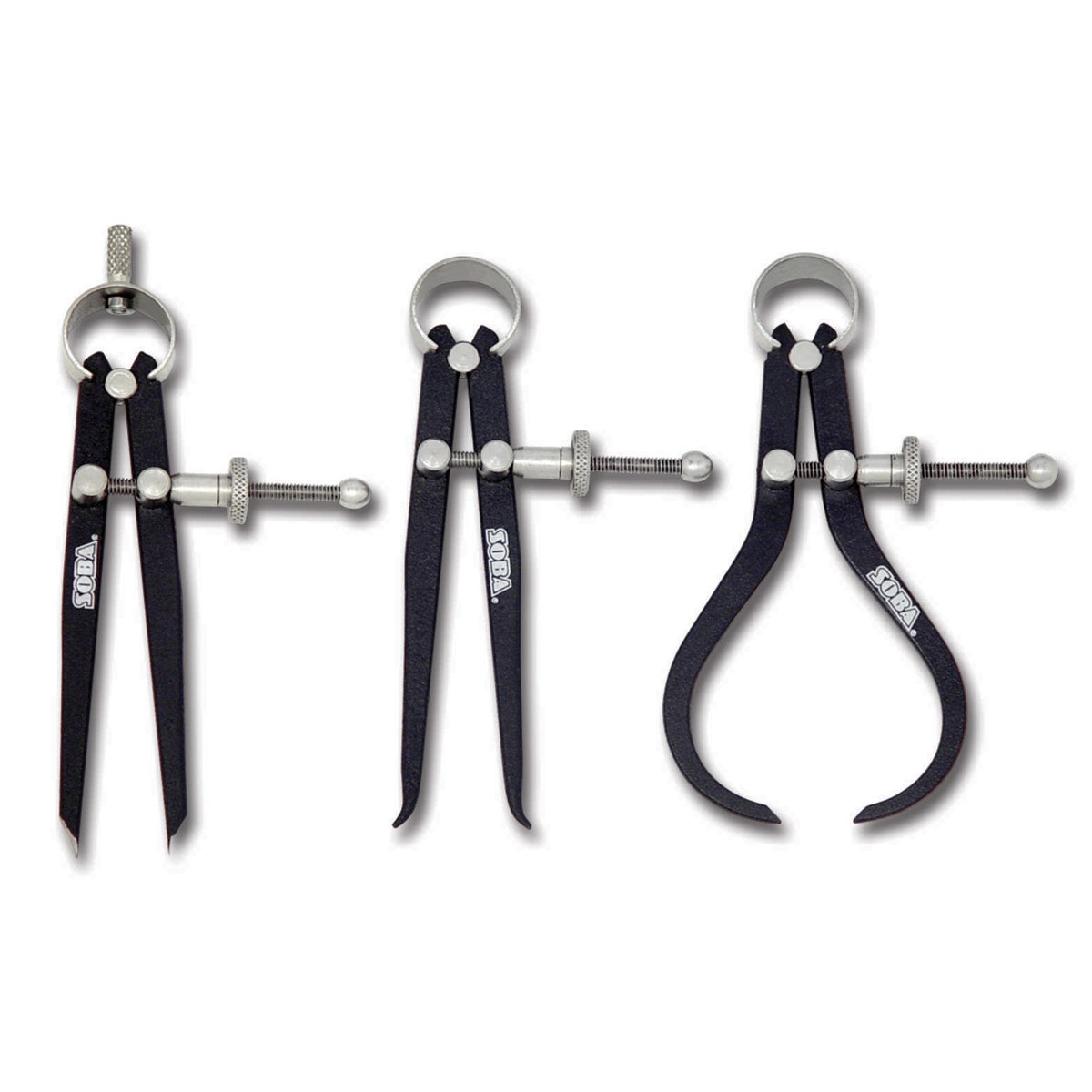PRO-SERIES 10" 3 PIECE SPRING CALIPER & DIVIDER SET (4906-0074)