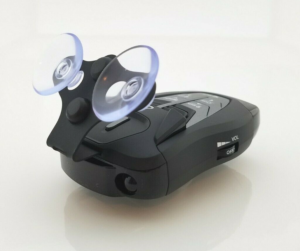 New COBRA Radar Detector Mount with 4 Clear Suction Cups Fits All Cobra (C2B2)