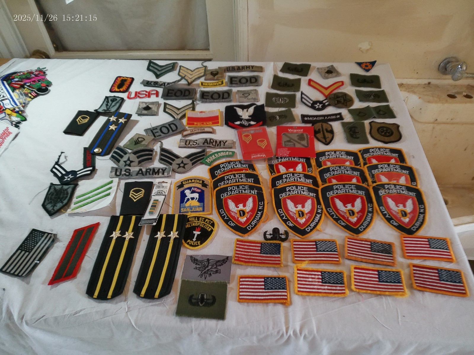 Vintage Patch Lot Military Police Service