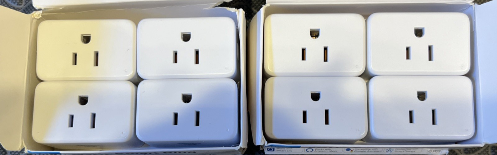 8 Qty Eightree 2.4GHz 5GHz Smart Plug ET15