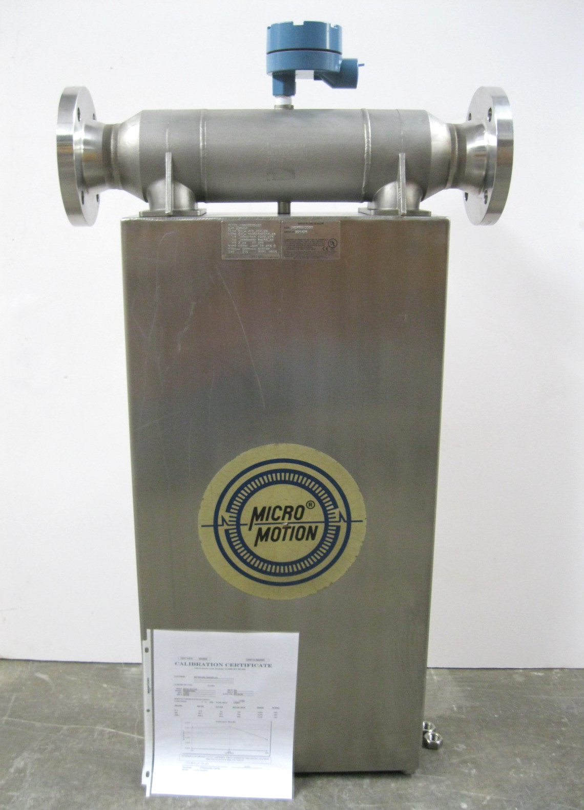 3" 150# Micro Motion DS300 S155SU Mass Flow Sensor CALIBRATED K