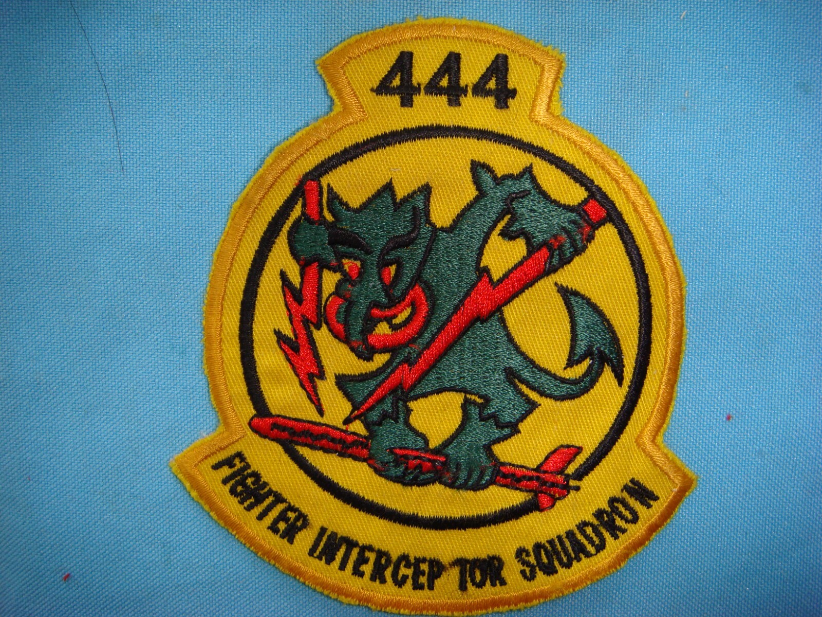 VIETNAM WAR PATCH, US 444th FIGHTER INTERCEPTOR SQUADRON