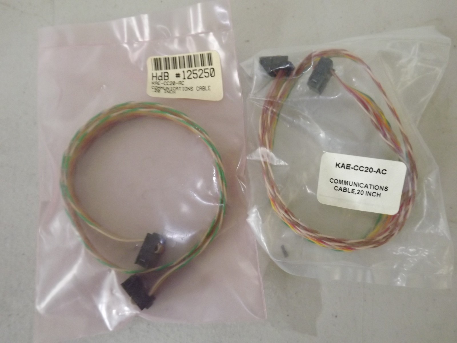 LOT OF 12 JEFFERY KERR 20" COMMUNICATION CABLE 125250 KAE-CC20-AC NEW JRKERR