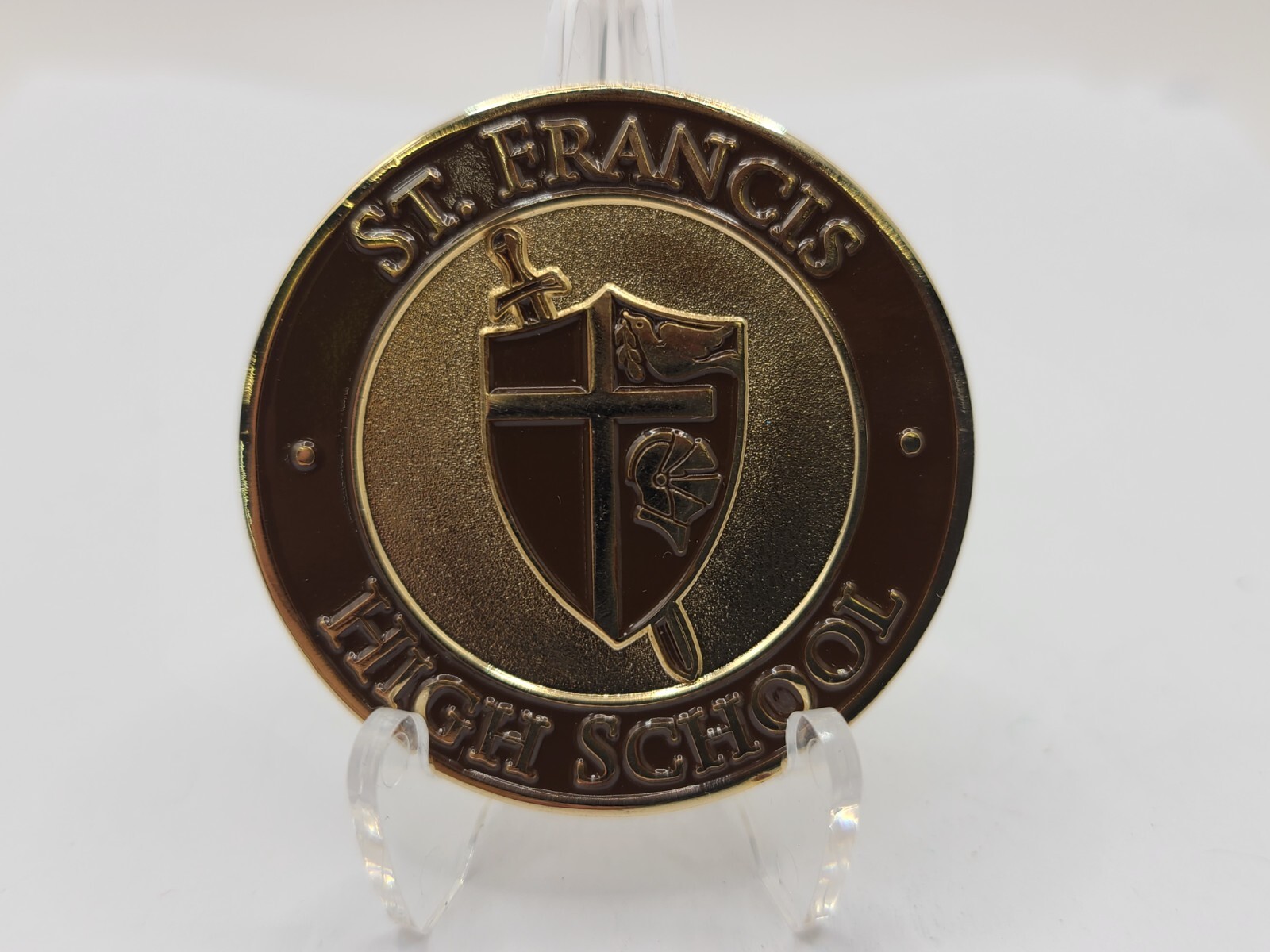 St. Francis Exemplifying The Franciscan Virtues 1.75" Challenge Coin