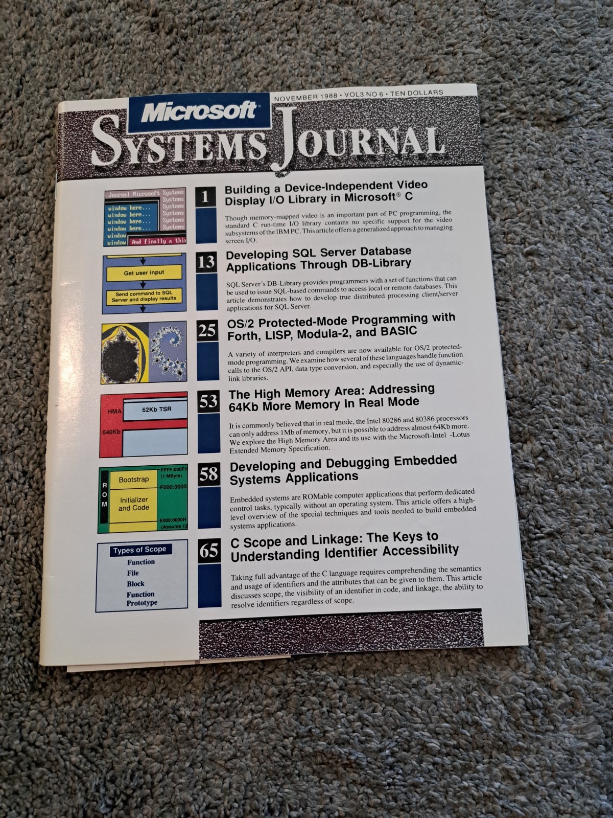 Microsoft System Journal November 1988 Vol. 3 No. 6