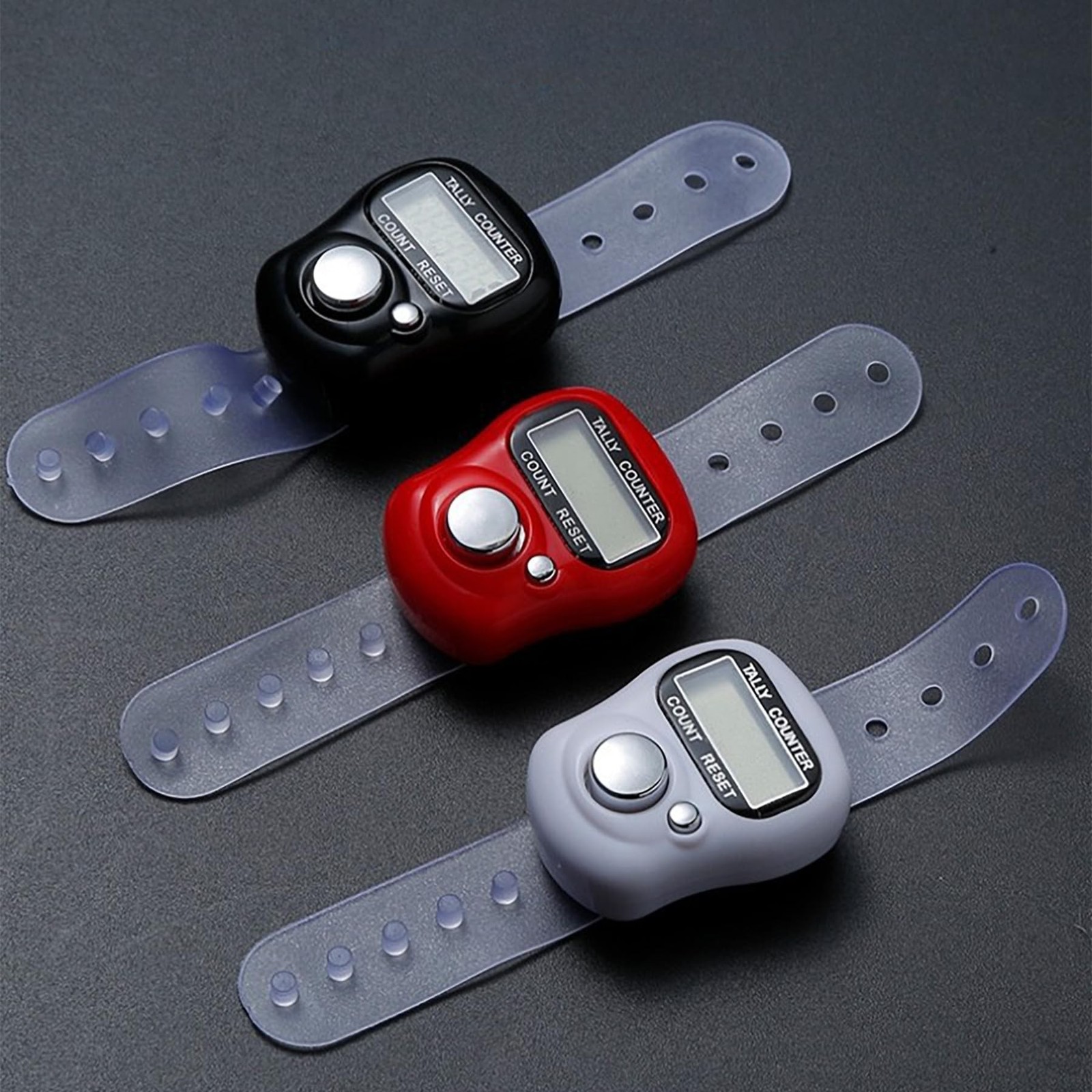 10-Pack Mini LCD Digital Finger Clicker Counter, 5-Digit Handheld Tally Count...