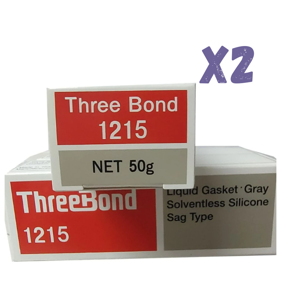 ThreeBond 1215 Gray Silicone Liquid Gasket Adhesive RTV Car Repair 50g x 2