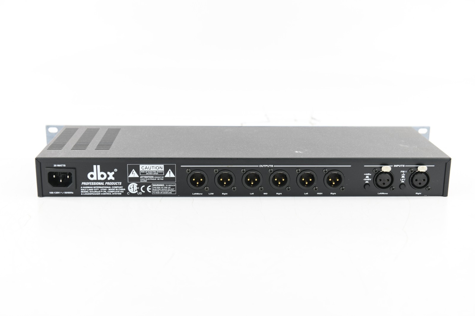 DBX DriveRack PA Model DBXPAV - Complete Equalization Loudspeaker Control System