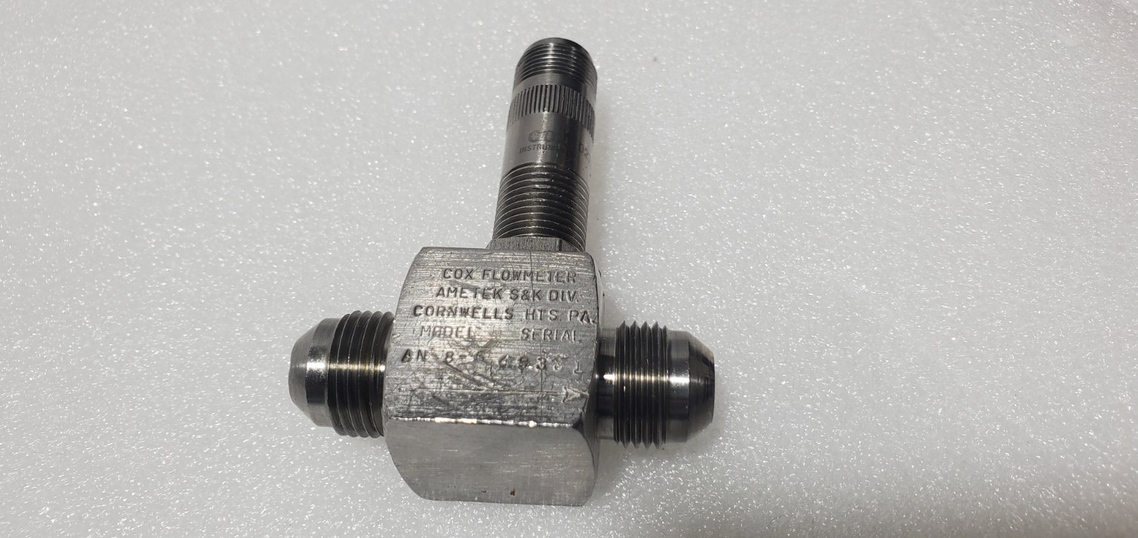 (Badger Meter) Cox Turbine Flow Meter, Model AN 8-6