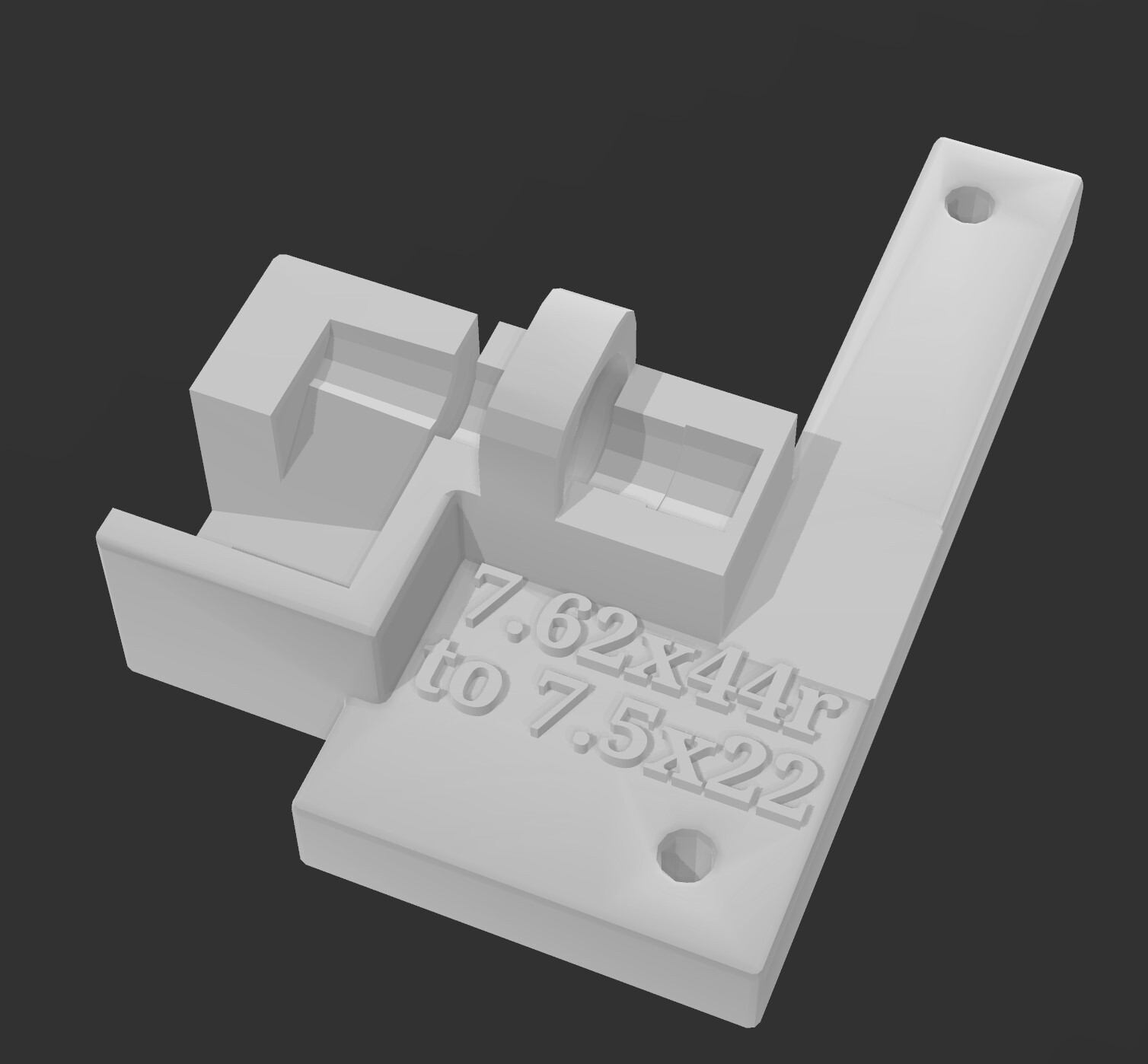 7.62×44r nagant to 7.5x22 swiss army jig tooling brass trimming cut off