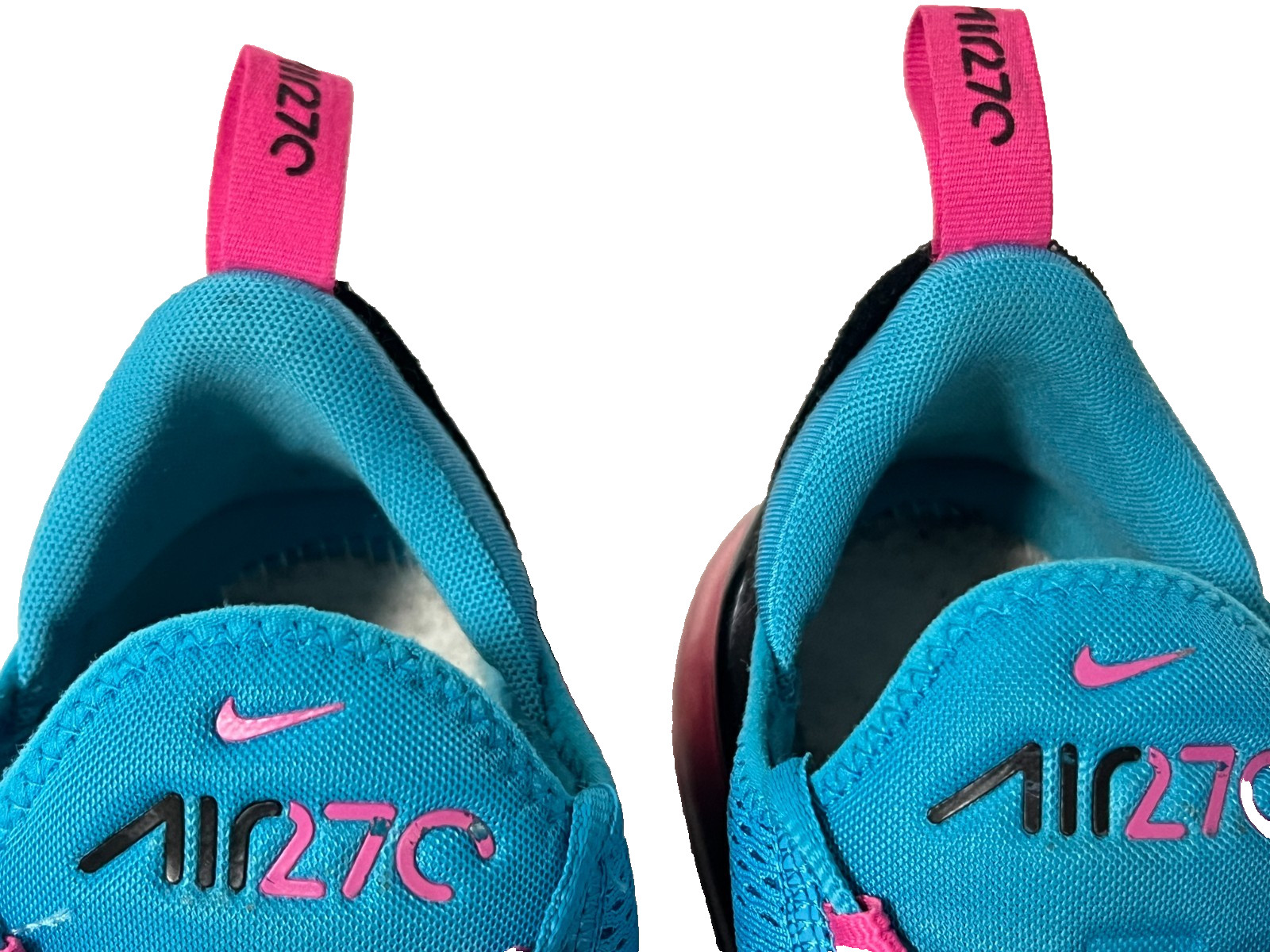 Nike Air Max270 South Beach BV6078400 Mens 9 Blue Running Shoes (No Insoles)