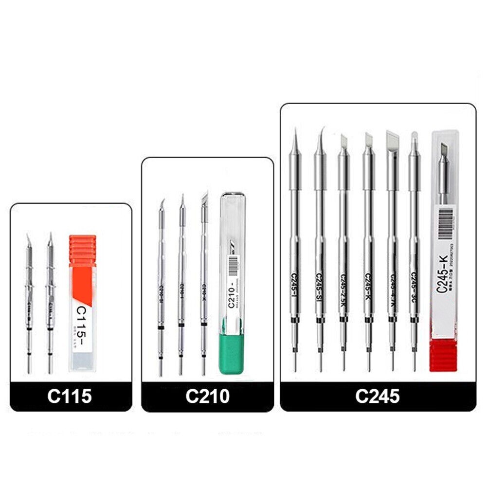 Soldering Iron Accessories Pack Featuring Multiple Tip Variants Available