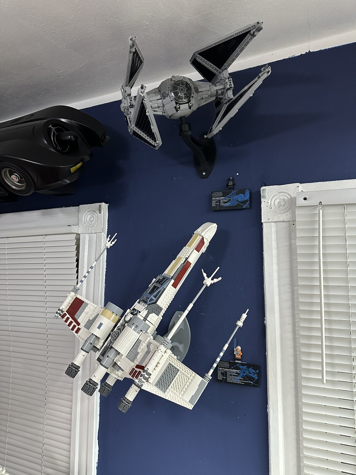 Wall Mount Display For Lego Star Wars UCS Tie Interceptor