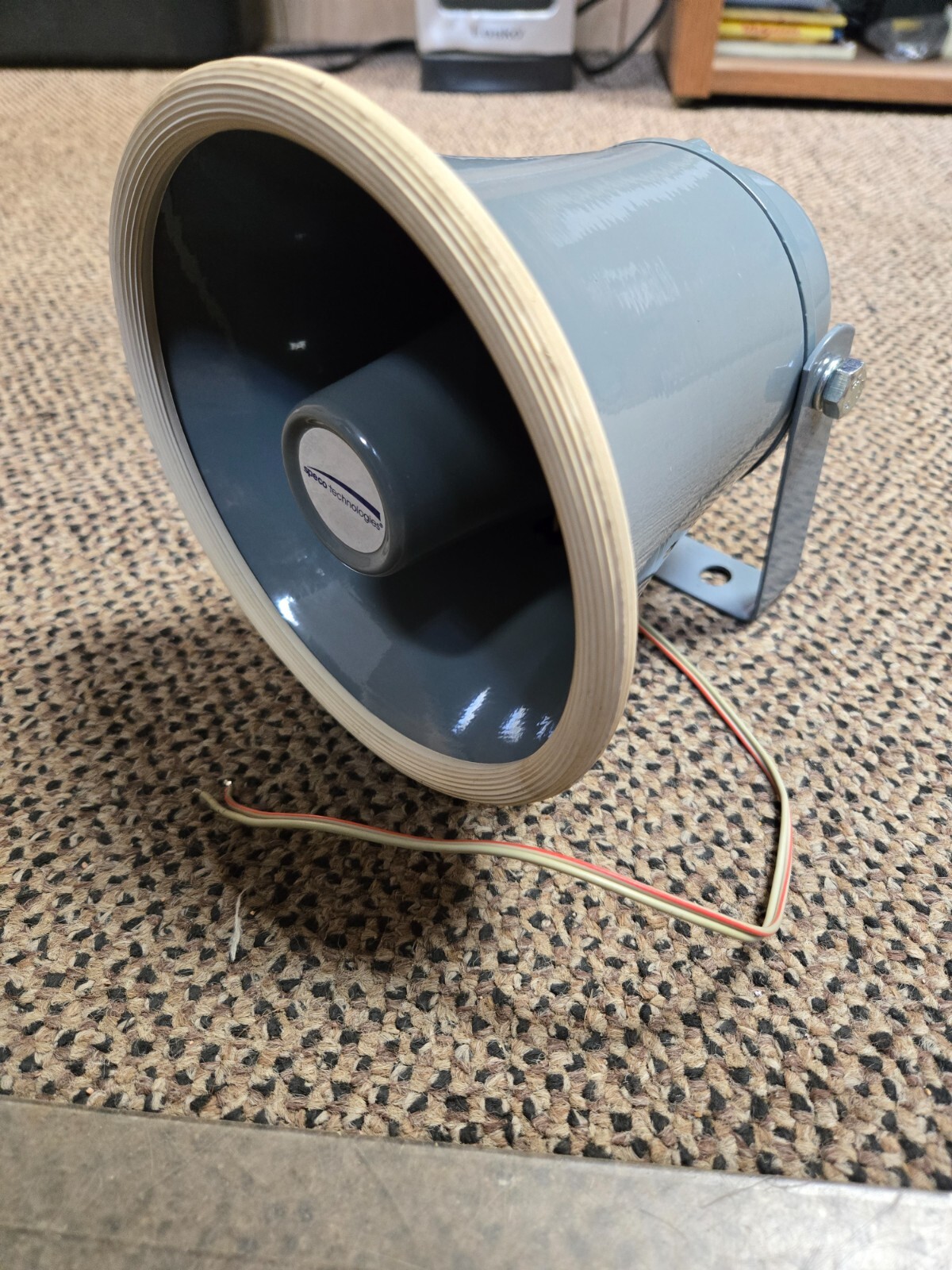 SPECO SPC-10 6" WEATHERPROOF PA TRUMPET HORN, 15 Watts, 8 ohms