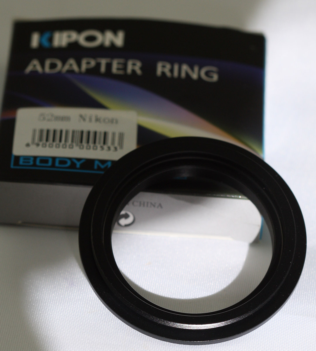 A&R Reversing Adapter ring for Nikon D5300 D3300 D7200 D5500 D3100 D800 D600 52m