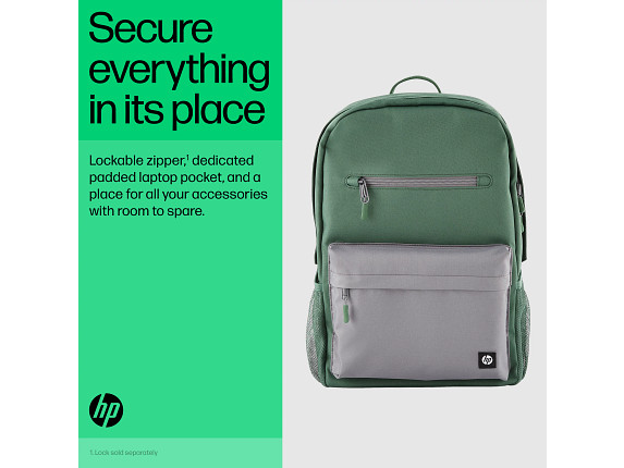 HP Campus Green Backpack