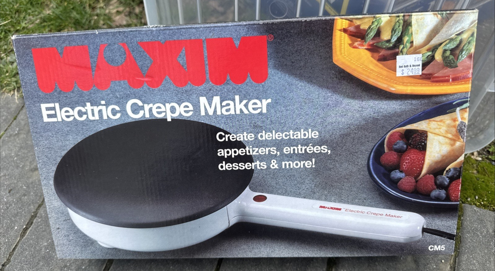 NIB Maxim Electric Crepe Maker CM-5