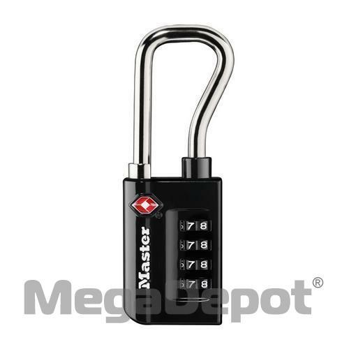 Master Lock 4696D, Combination Luggage Lock Only (no Key is Included)