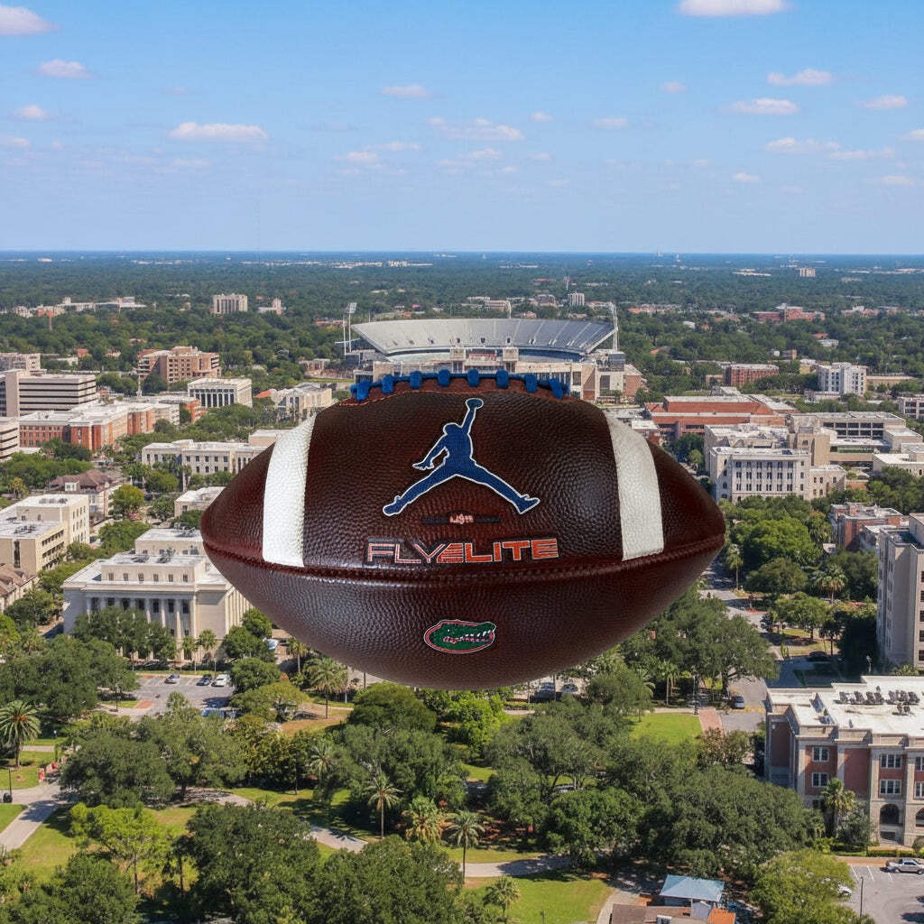 Jordan Fully Game Prepped Football! -University of Florida Gators! -COA INCLUDED