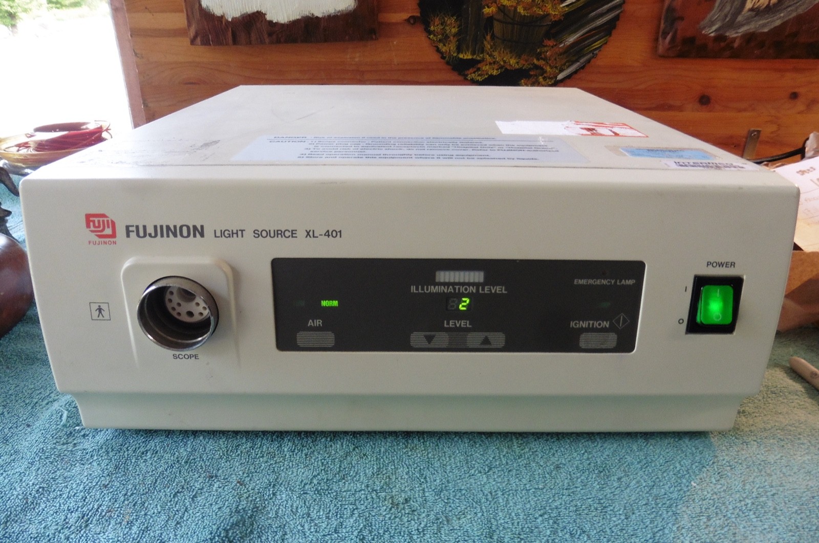 FUJINON Eve Light Source XL-401 120v 60Hz Tested Working