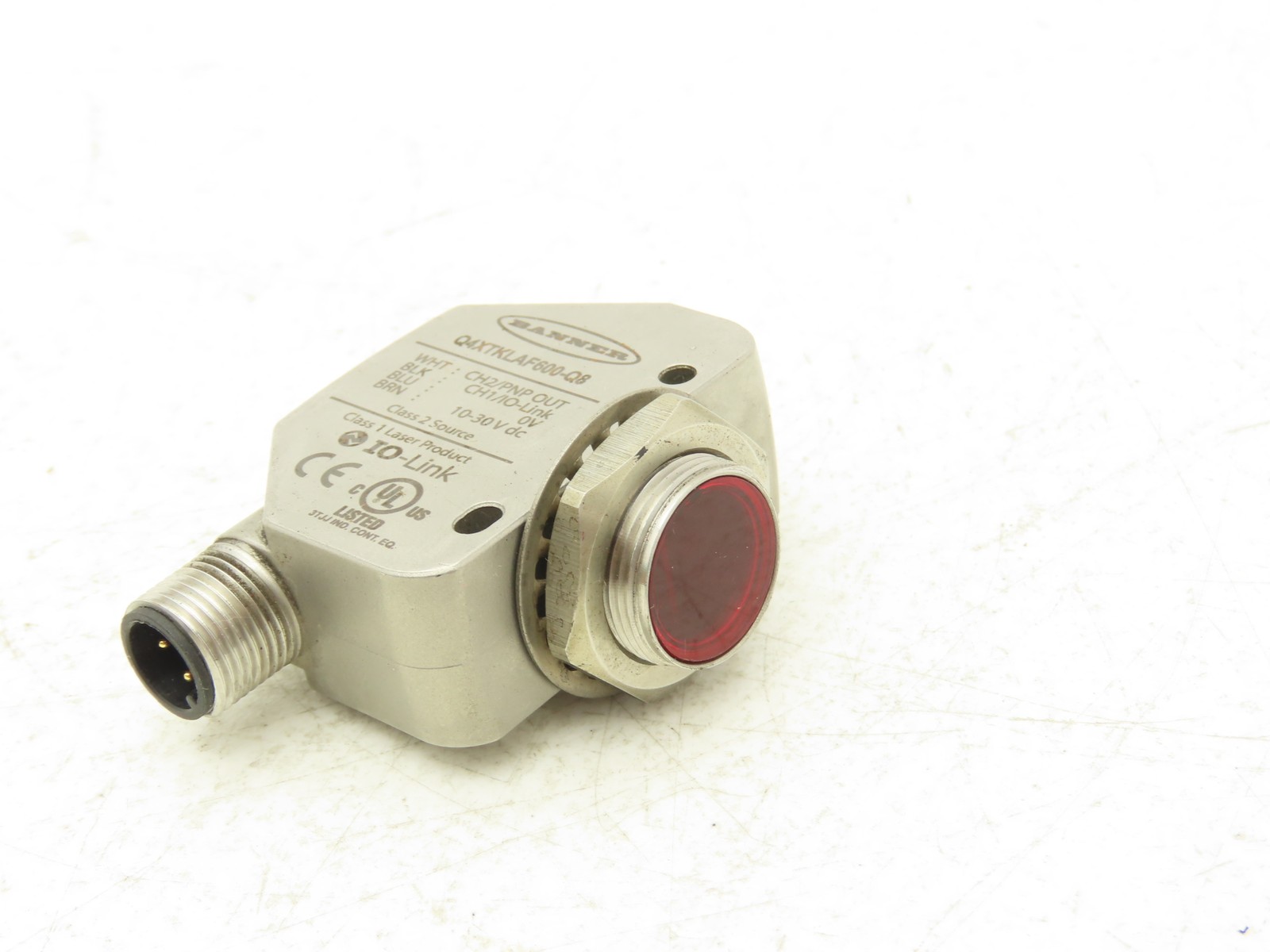 Banner Q4XTKLAF600-Q8 Photoelectric Laser Proximity Sensor 10-30VDC