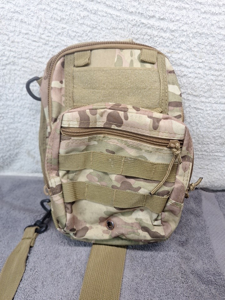 Multicam Sling Shoulder Bag Tactical Military Sport Daily Carry Outdoor Satchel