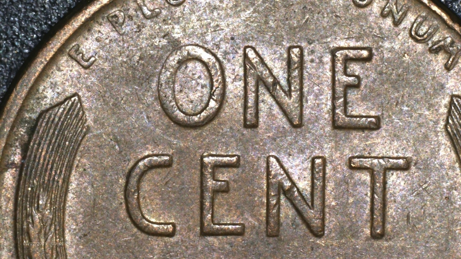1950 D Wheat Penny Error - RPM - Strong Double Strike Rev #E02