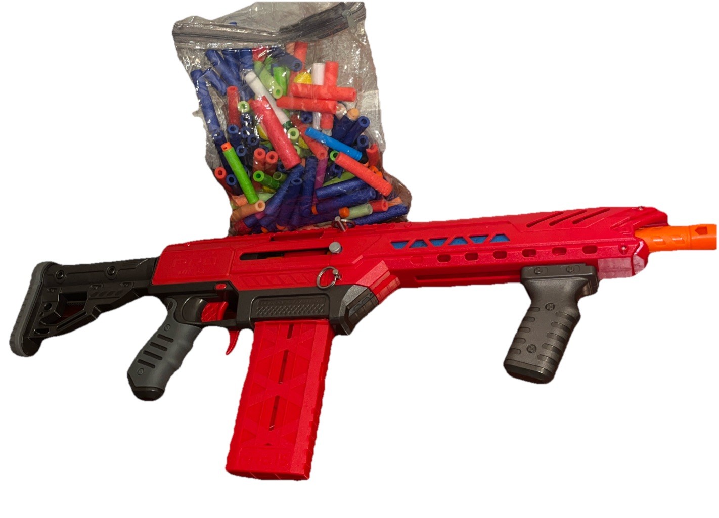 Dart Zone Pro MK-1 Foam Dart Blaster Magazine + bag of darts Pt-DZ works great