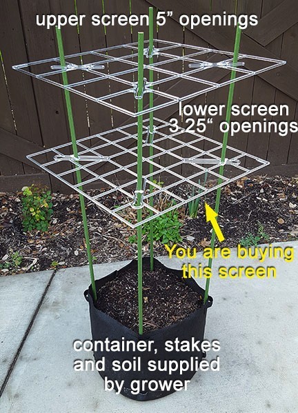 P SCROG Screen 50-Pack - (3.25" openings) 35% discount - only $16.42/screen