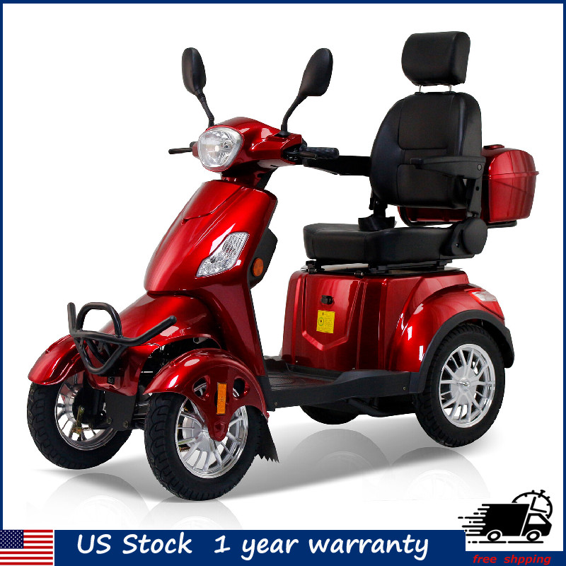 Four Wheels Mobility Scooter for Adult & Senior 800W 60V20Ah Battery Motor 500lb