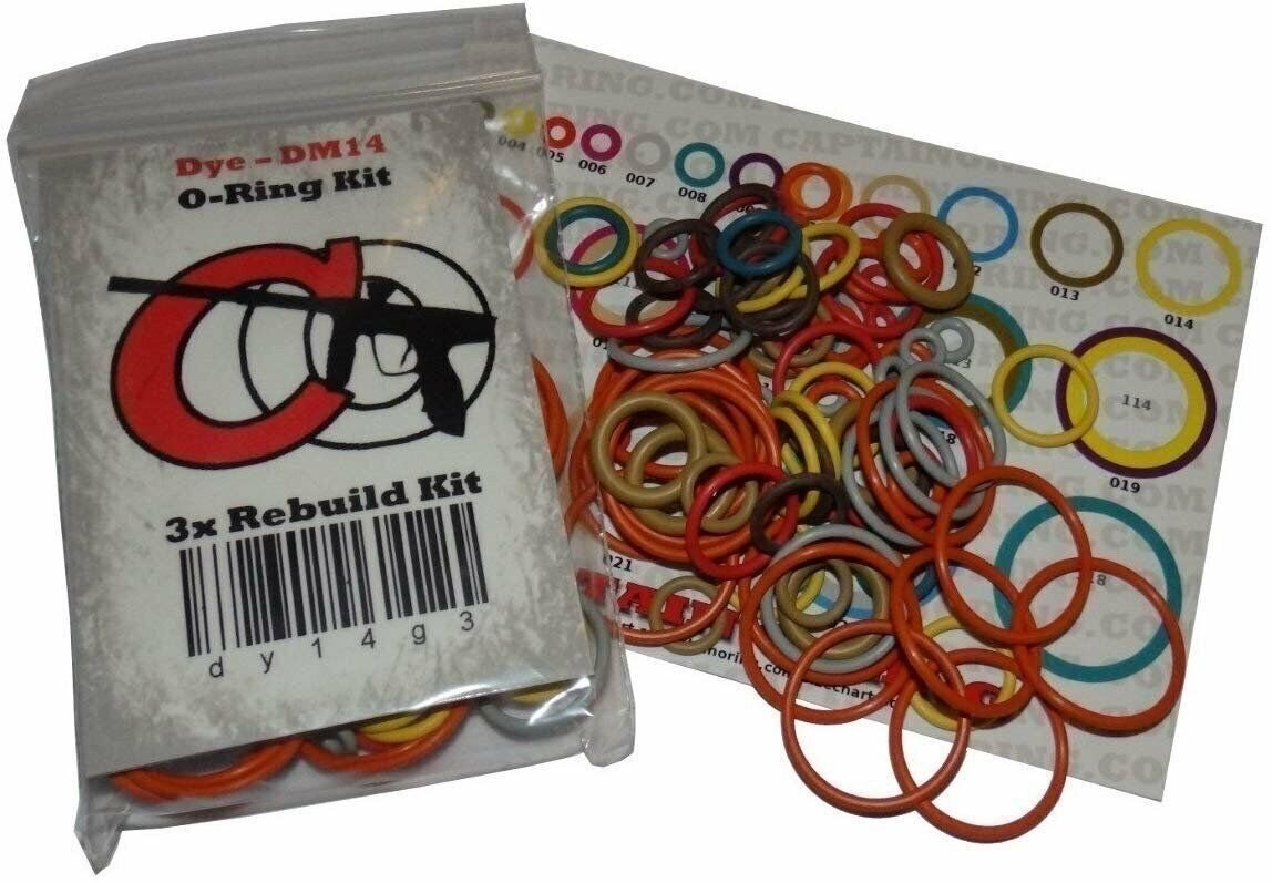Captain O-Ring Empire Syx 1/1.5 - Color Coded 3X Oring Rebuild Kit