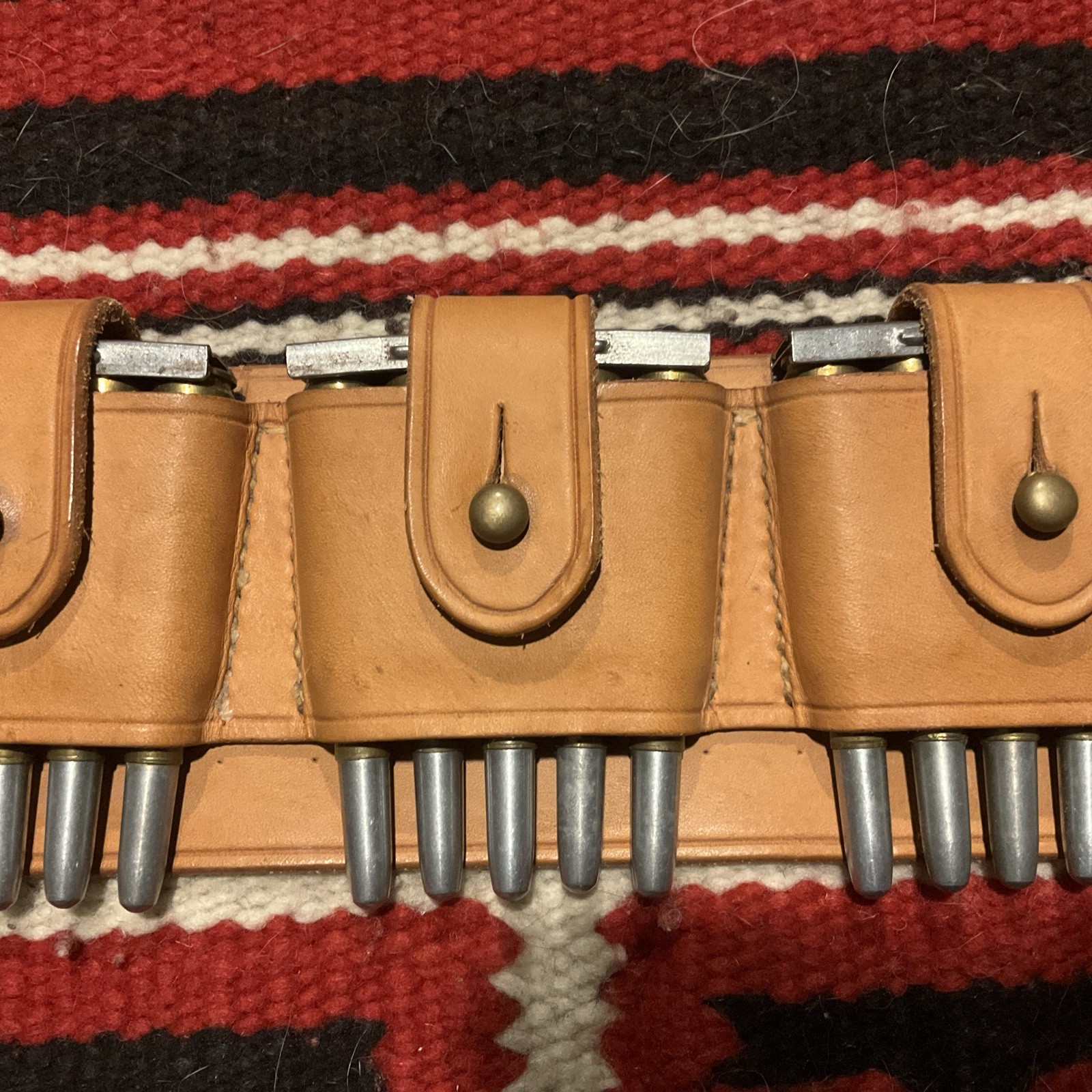 Mexican Mauser Leather Bandolier (reproduction)