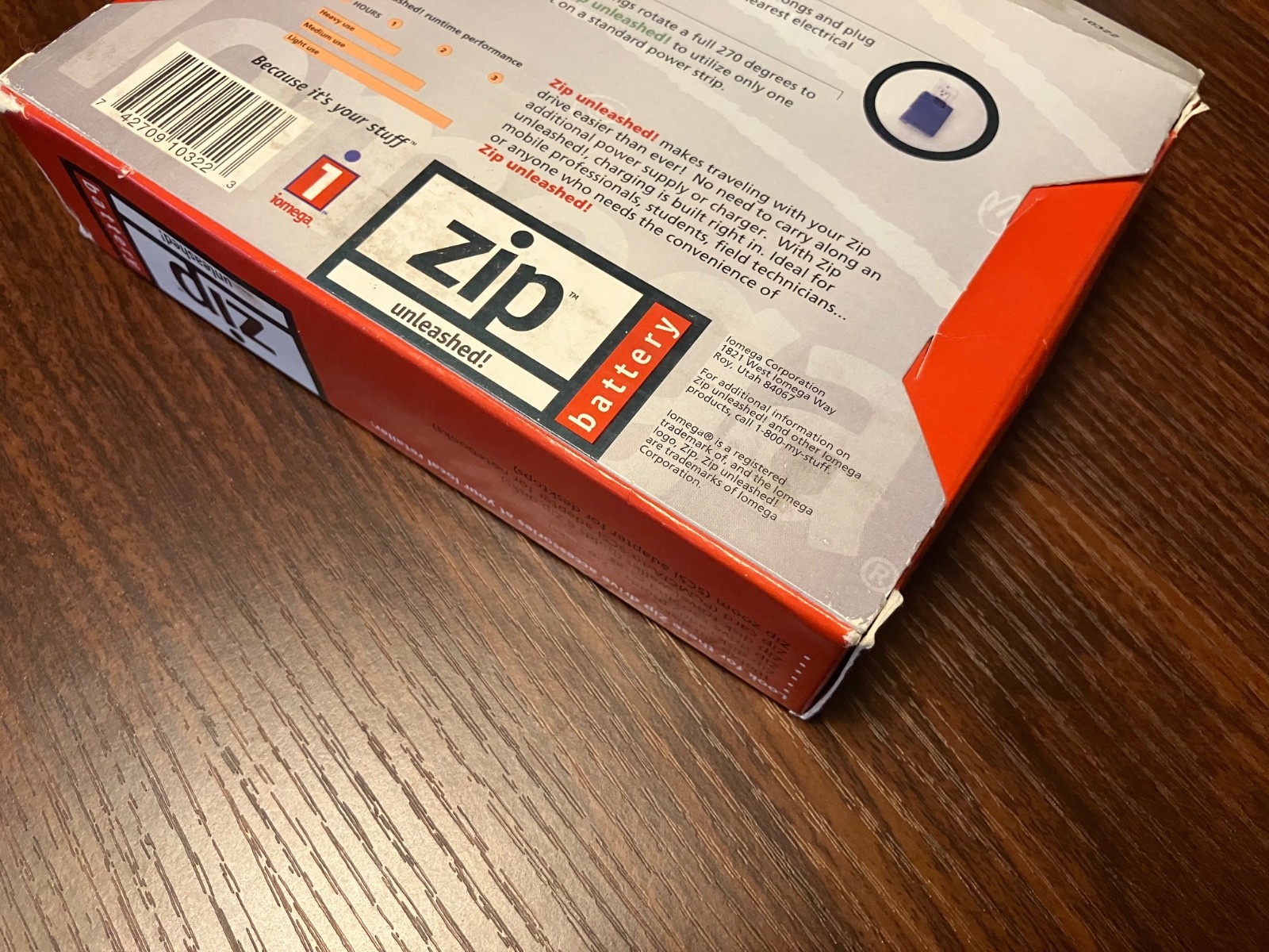 Iomega Zip Unleashed! Battery Pack Power Supply for Zip Disk Drives UNOPENED NIB