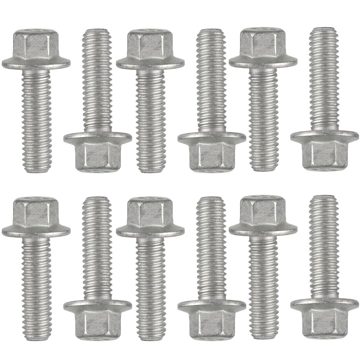 (12 PCS) 551696 Exhaust Manifold Header Bolt Kit for LS Series Engines LS1 LS2 L